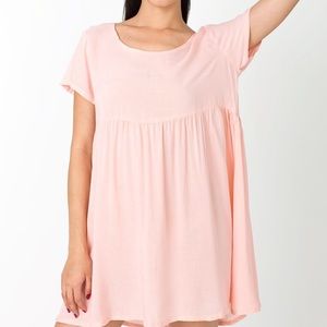 American Apparel Blush Babydoll Dress